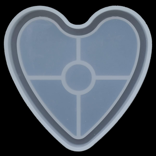 Resin Heart Border Mould 4 Inch