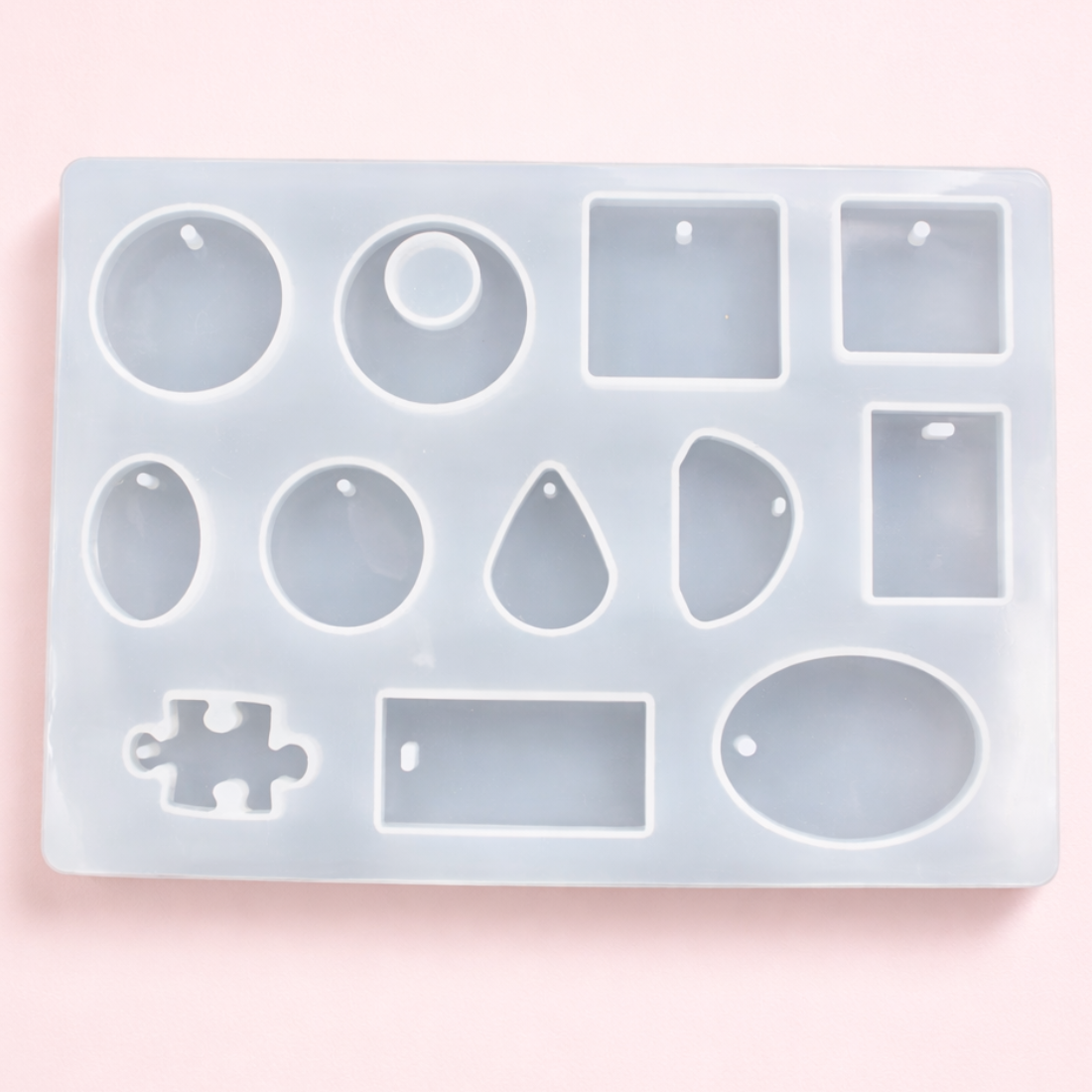 Resin Art Mould 12 Cavity for Pendant Jewellery