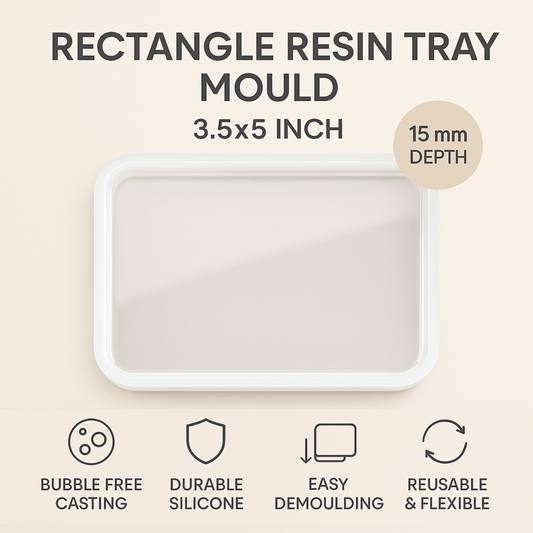 Resin Rectangle Tray Silicone Mould