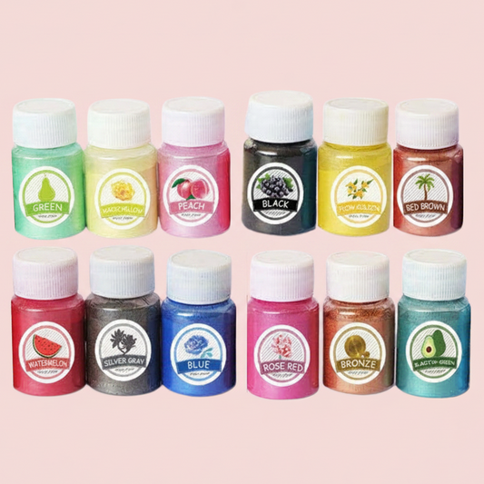 Mica Powder Set of 12 Colors