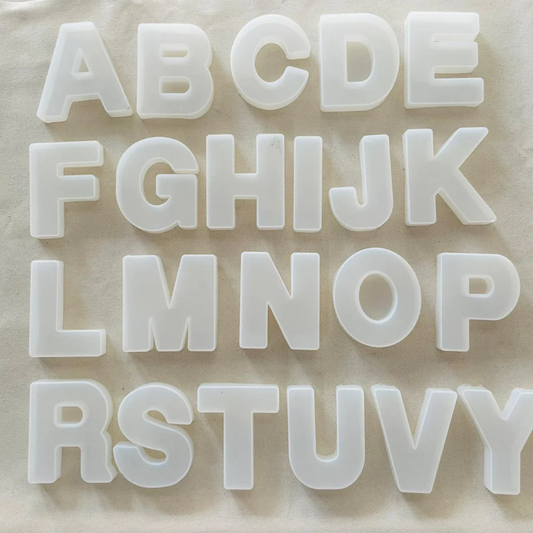 22 Piece Alphabet 4 Inch Resin Mould