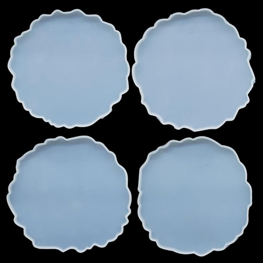 Resin Agate Coaster Silicone Mould 5 Inch