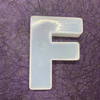 3D Silicone Resin Mould Alphabet F (4inch)