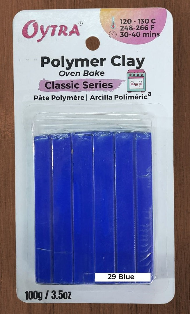 Polymer Clay Oven Bake Classic Series Blue 29 - Oytra
