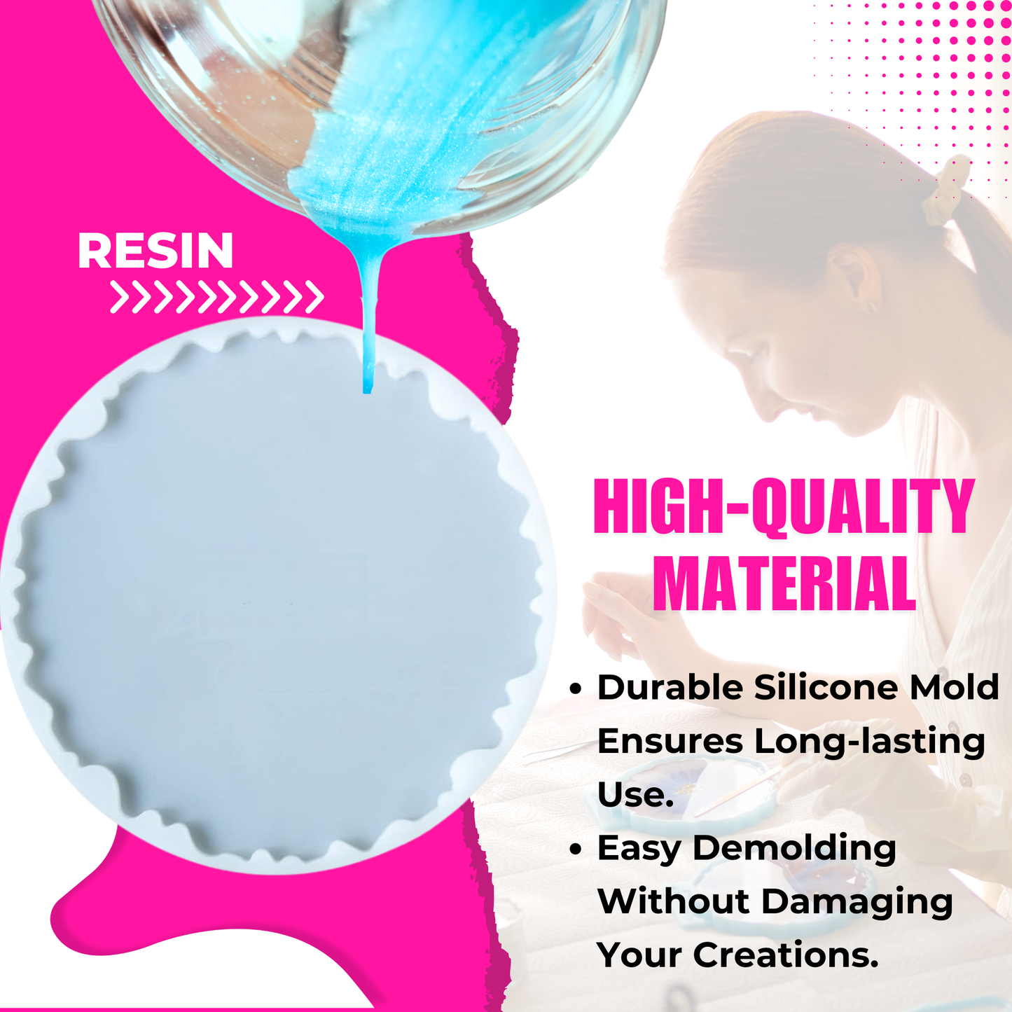 Agate Resin Mould Medium (8 Inch)