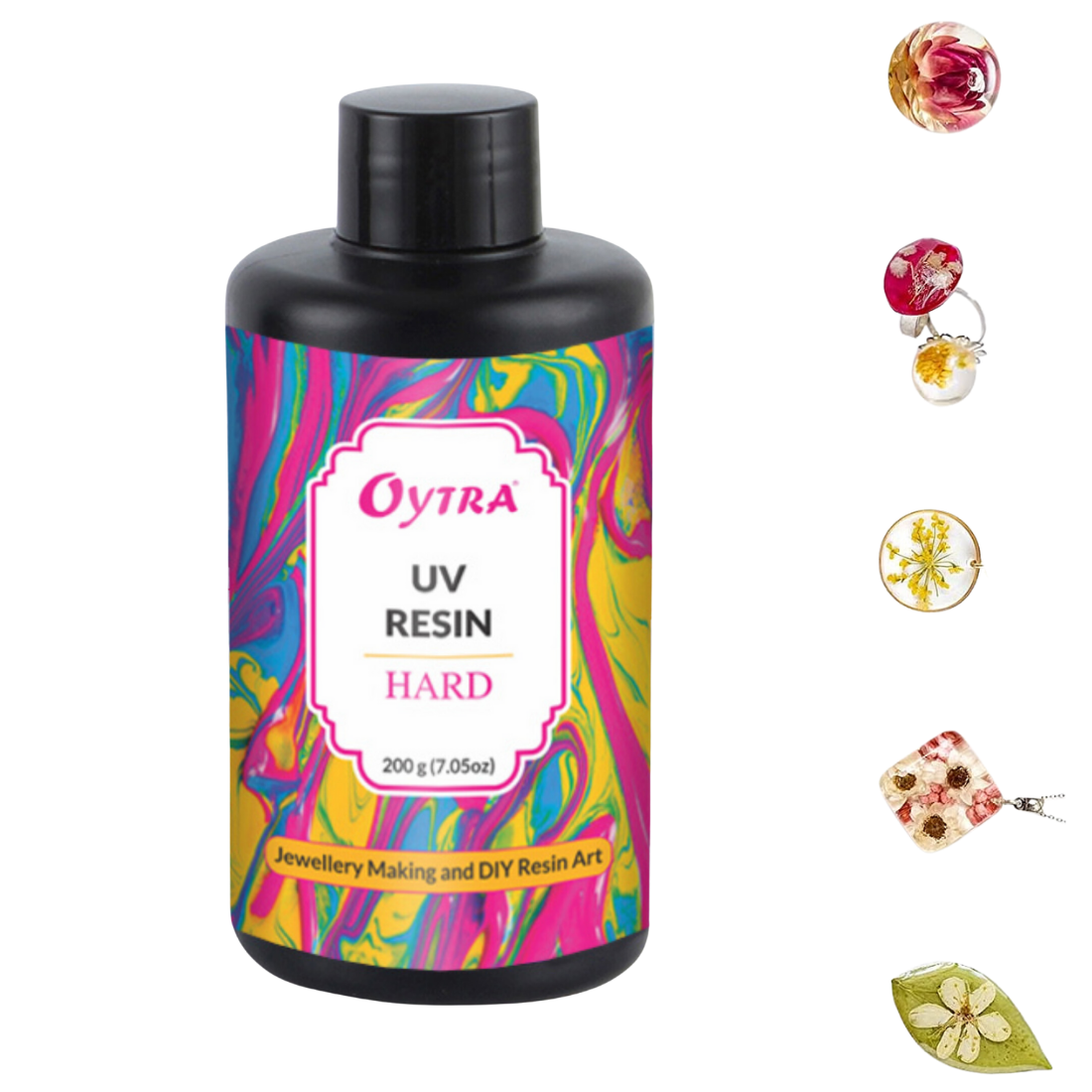Oytra 2kg Uv Resin Hard Clear Glossy Finish for Artists and Professionals Polymer Clay Gloss DIY Jewelry Craft Decoration Casting Coating