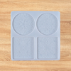 3D Silicone Resin Mould Coaster Floral Design