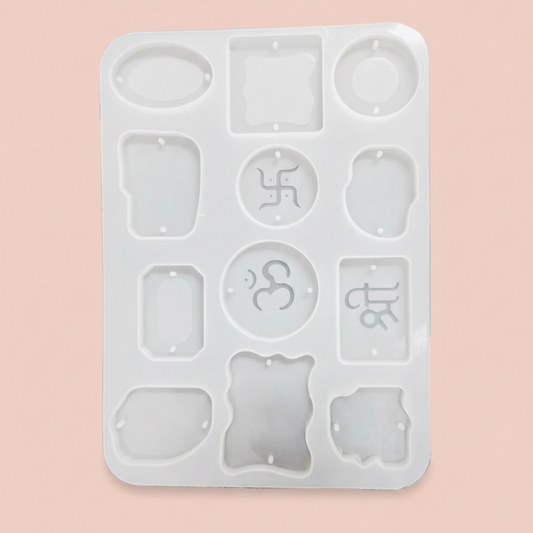 12 Cavity Silicone Rakhi Mould for Resin Art