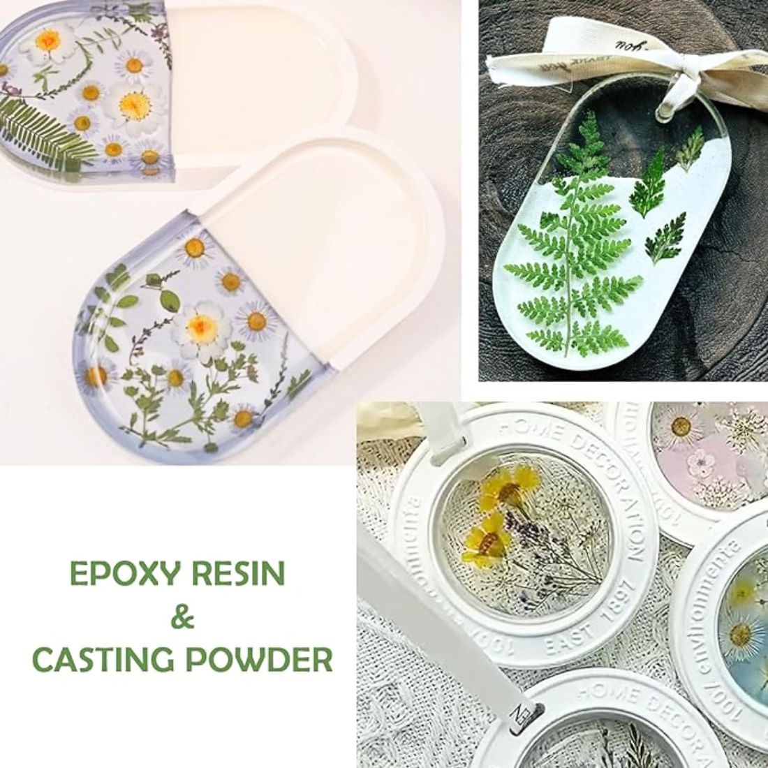 Eco-Friendly Terrazzo Art Kit with Water-Based Casting Powder and Resin Liquid