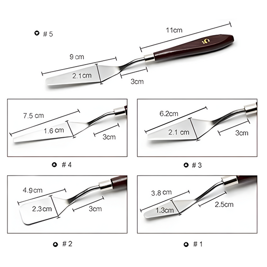 5 Palette Knife for Painting