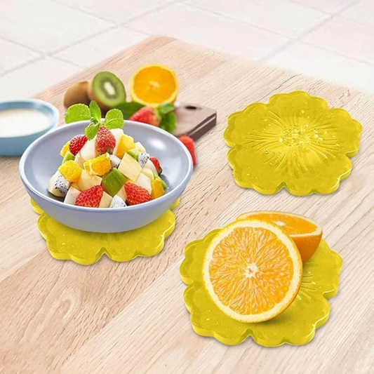 Resin Flower Coaster Mould