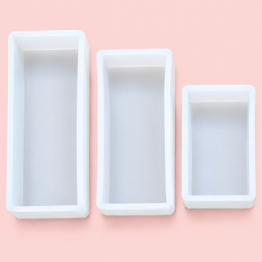 3 Pcs Rectangle Cubic Block Deep Resin Casting Mould