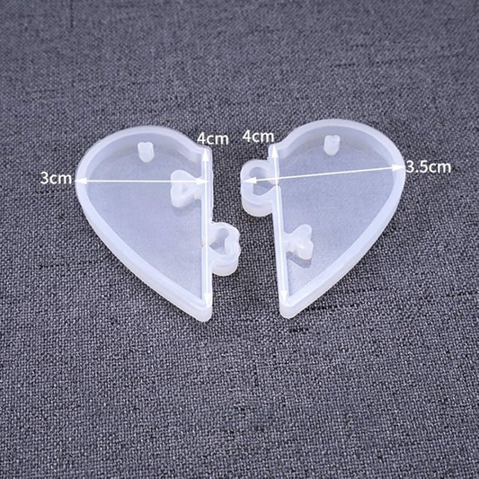 Broken Heart Shape Resin Mould
