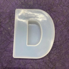 3D Silicone Resin Mould Alphabet D (4inch)