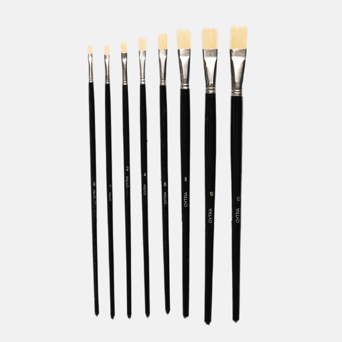 Fine Long Liner Brushes 4 Pcs Professional Synthetic Bristles For
