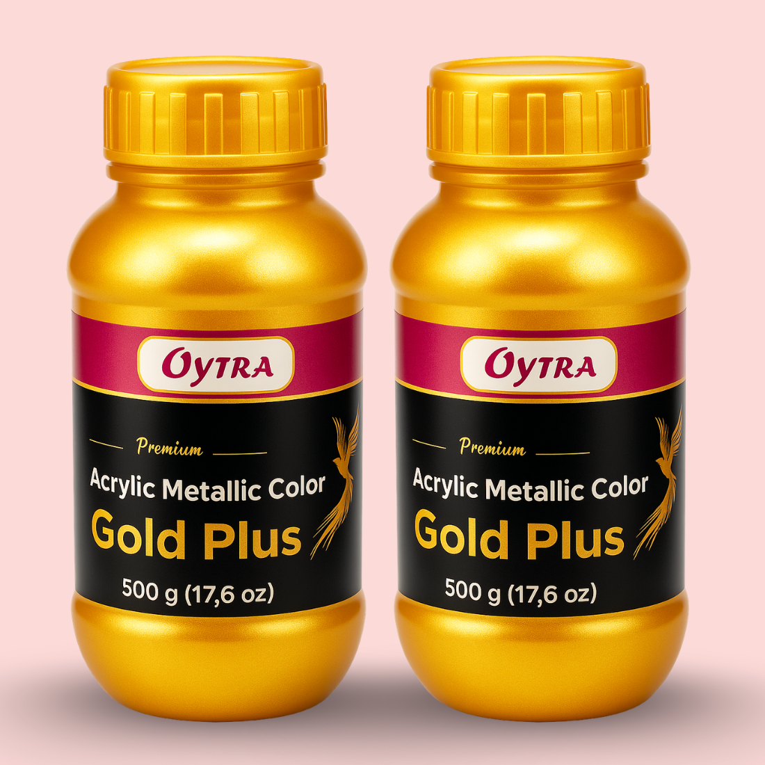Acrylic Paint Metallic Gold Color 1 Litre