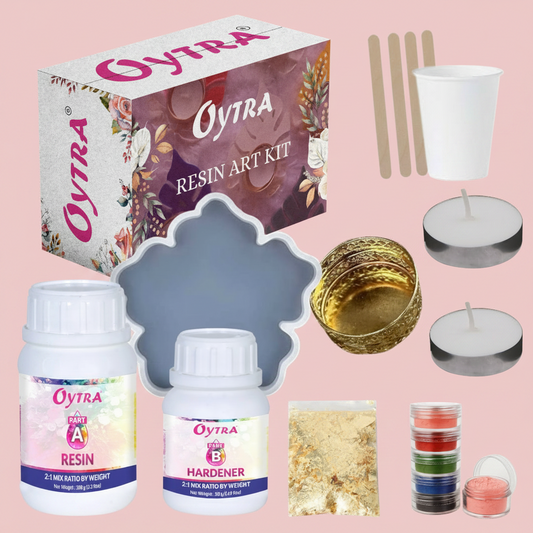 Resin Art Tea Light Holder Kit