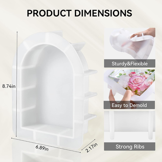 Resin Art Mould Deep Oval For Keepsake