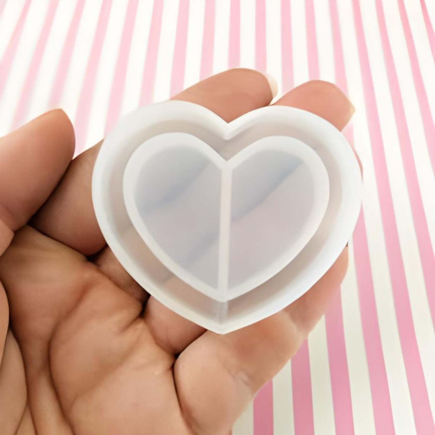 Heart Pendant Silicone Mould for Resin Jewelry Making