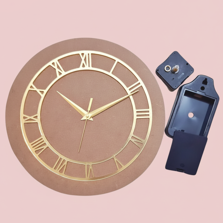 12″ MDF Base Resin Art Clock Kit