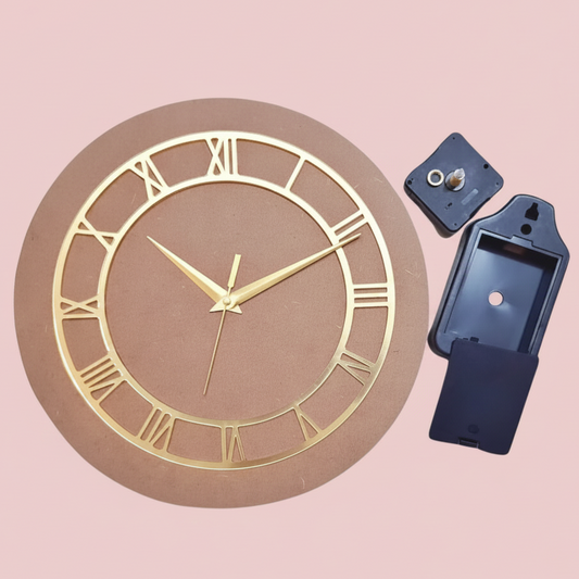 12″ MDF Base Resin Art Clock Kit