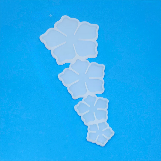 4 In One Flower Silicone Mould