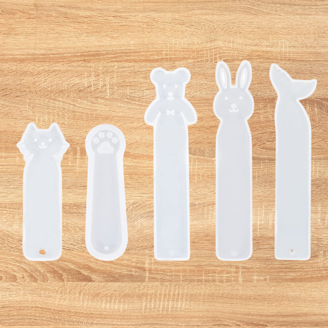 3D Silicone Resin Mould Bookmark 7 pc SMBS00