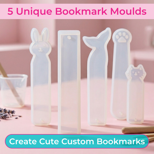 5 Pcs Bookmark Resin Mould