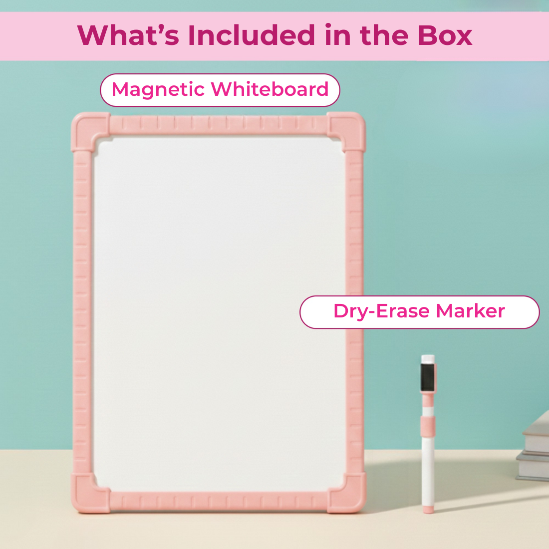 Magnetic Whiteboard With Marker