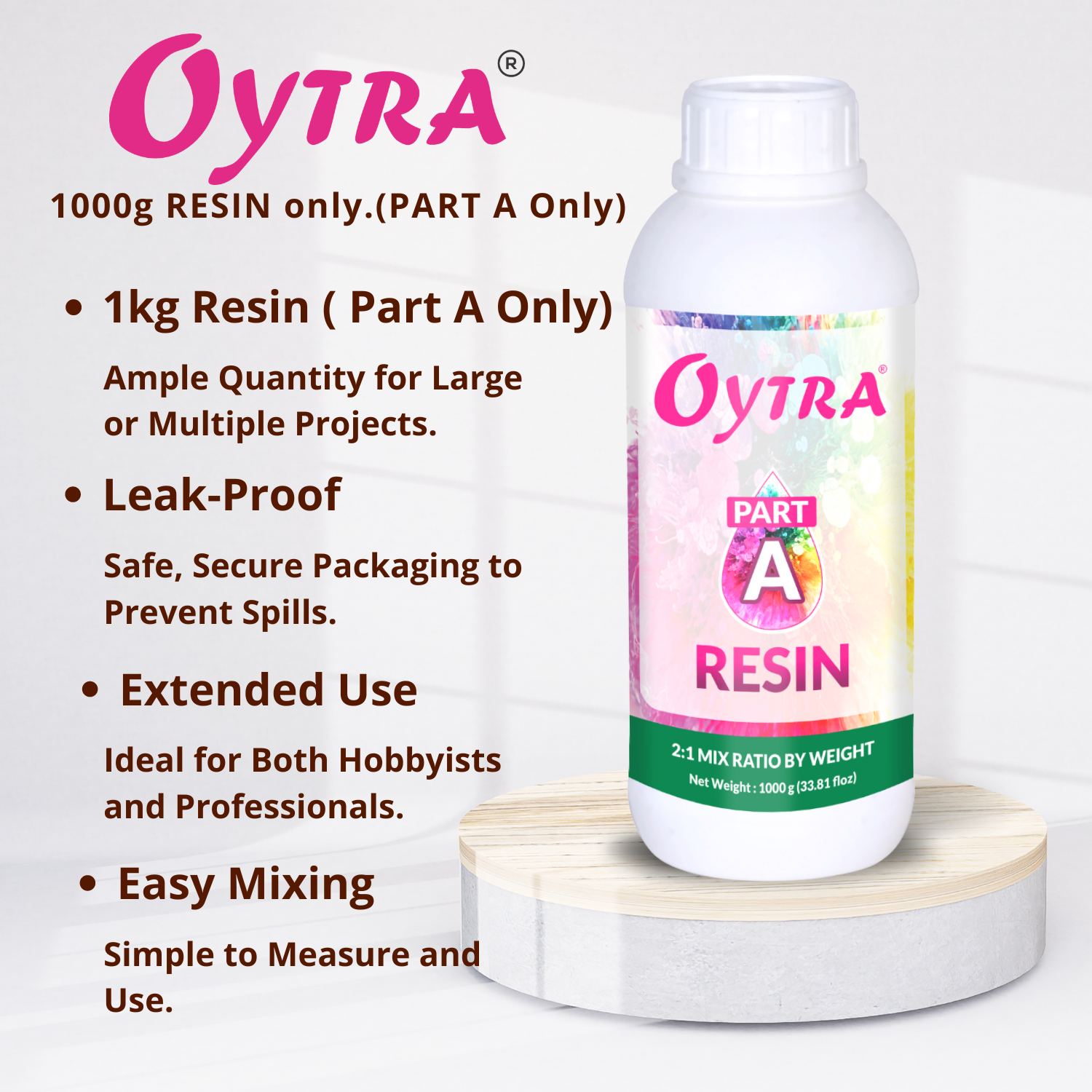 Resin Part A Only (1 Kg)