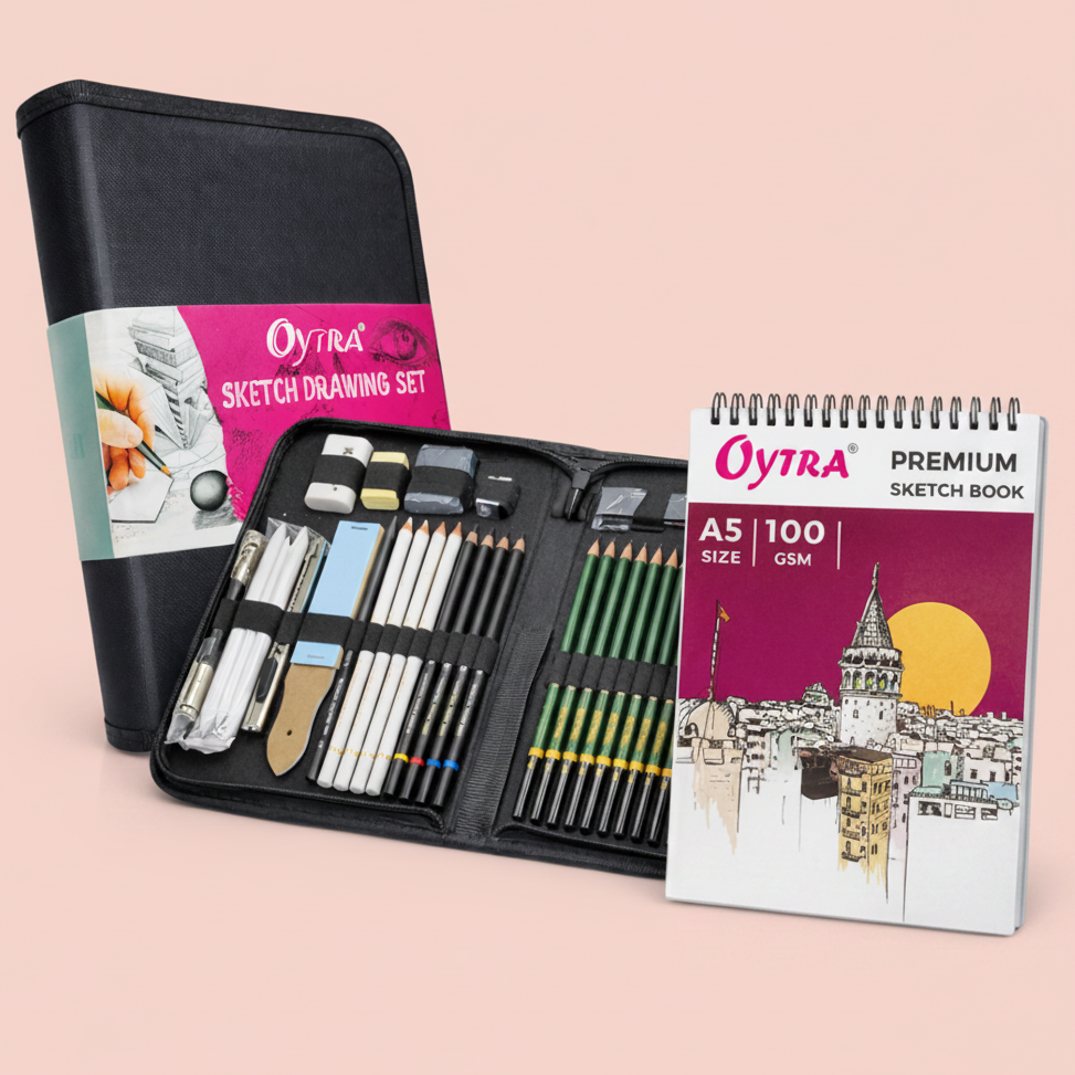 42 Pcs Professional Sketching Set