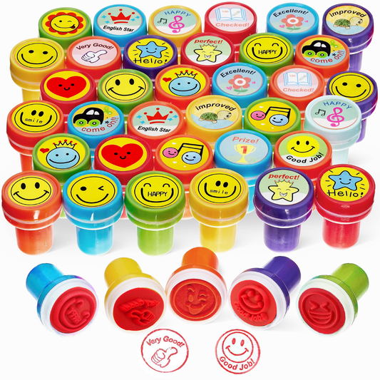 Motivation Rubber Stamps Set of 40 Pieces