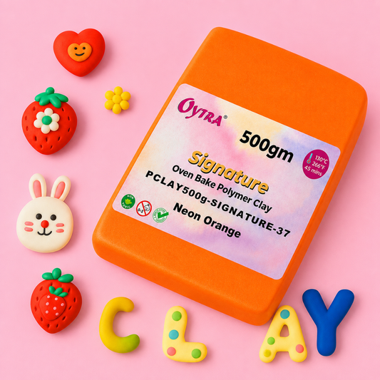 500g Polymer Clay SIGNATURE Series (37 Neon Orange)