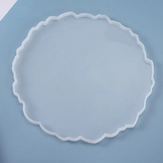 Resin Agate Coaster Silicone Mould 5 Inch