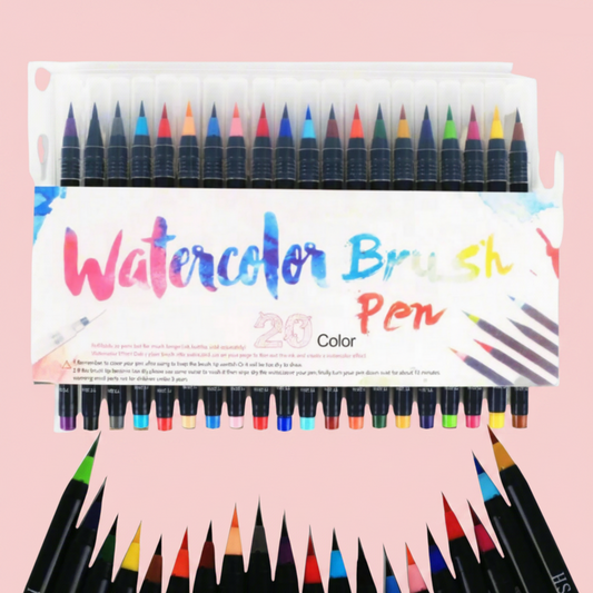 Brush Pen Set 20 Colors  Painting Sketch Pens