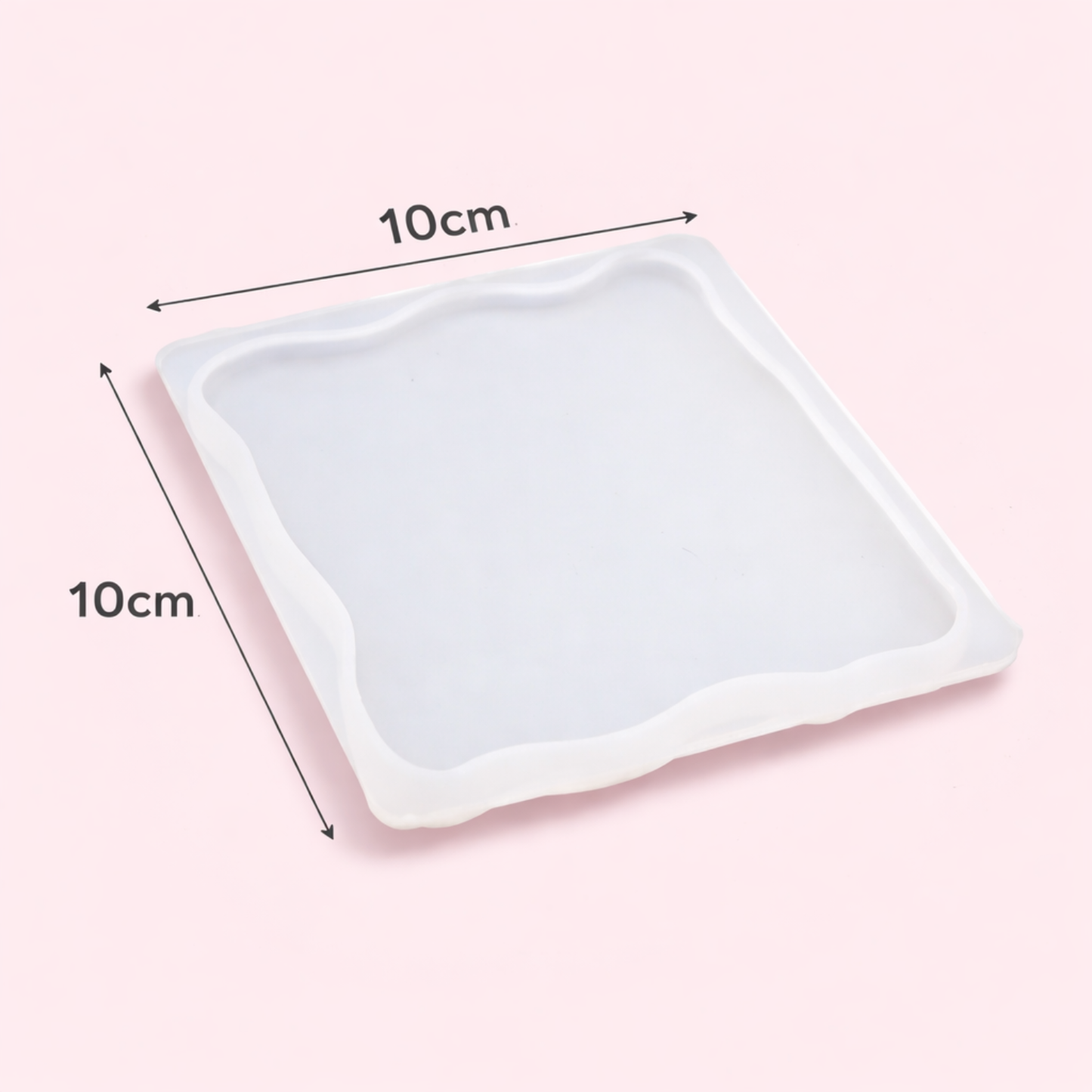 Square Zigzag Silicone Mould 4 Inch for Art Resin DIY Casting
