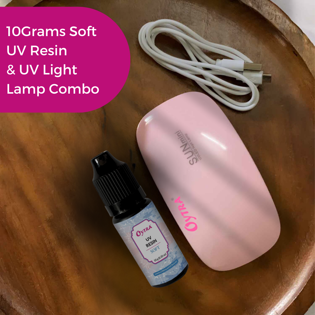 10g UV Resin Soft and UV Lamp Combo Oytra