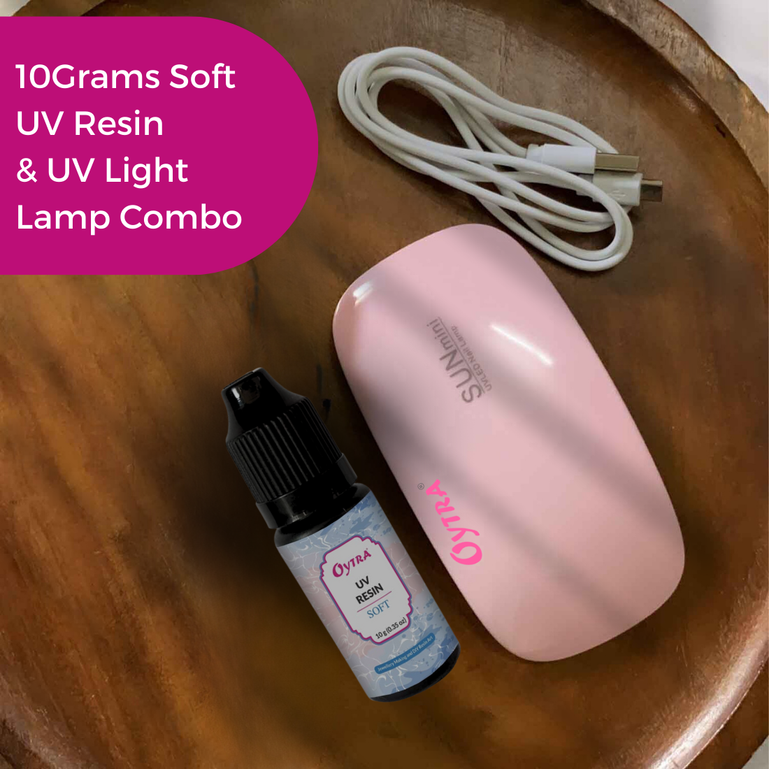 10g UV Resin Soft and UV Lamp Combo