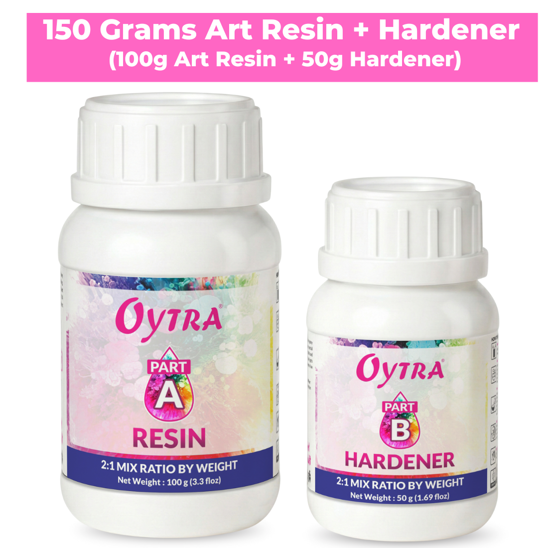 150 Grams Epoxy Art Resin Hardener 2:1