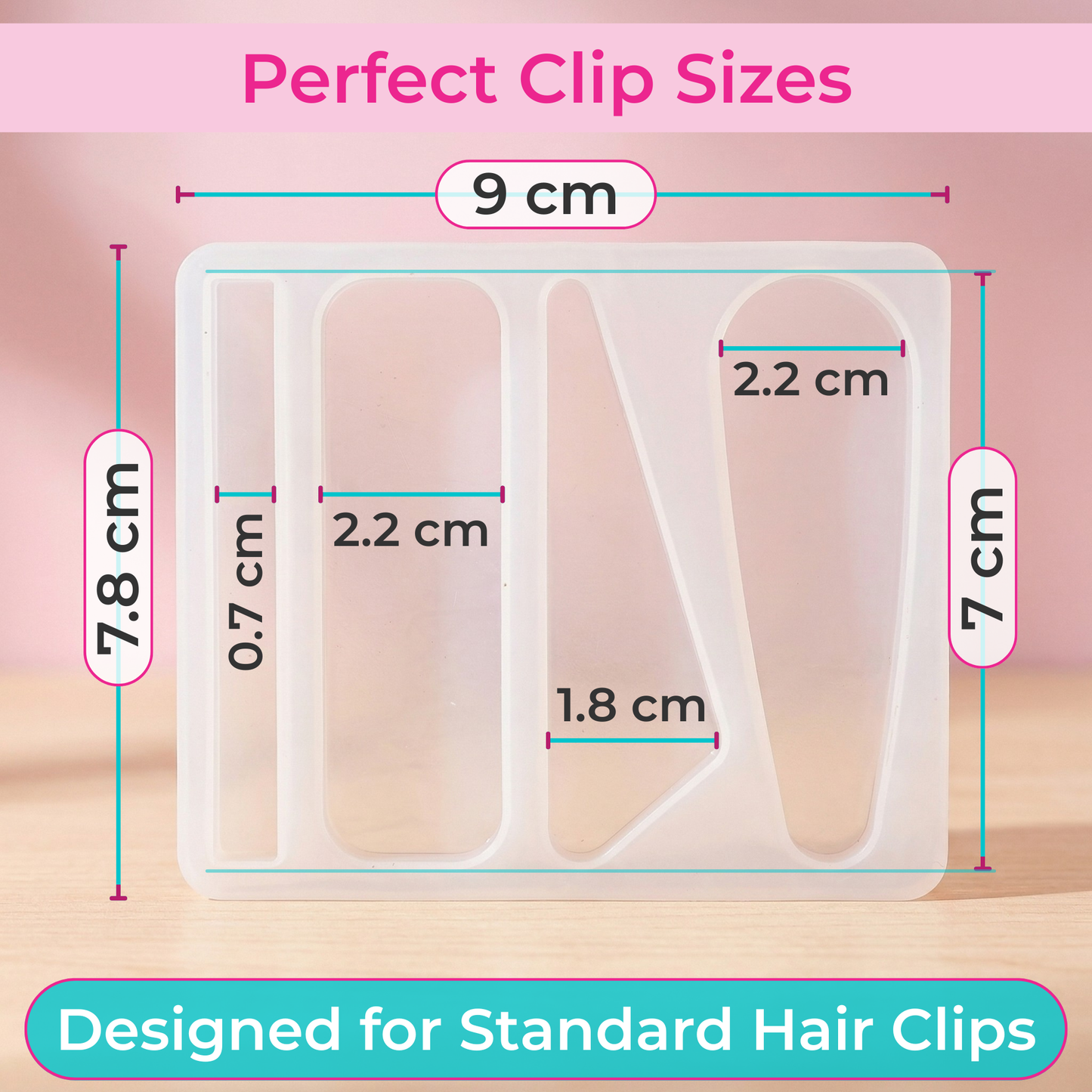 Hair Pin Resin Art Molds DIY