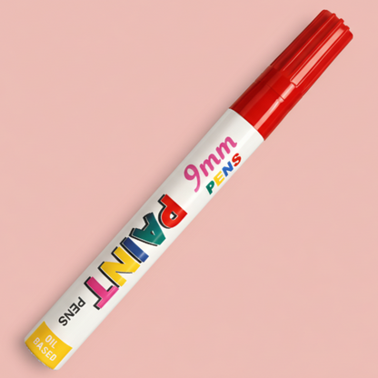 Permanent Paint Marker Pen - Red - Oytra