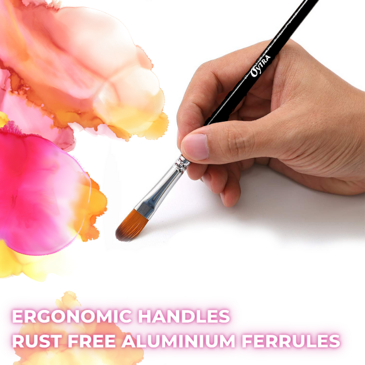 Fine Long Liner Brushes 4 Pcs Professional Synthetic Bristles for Fine -  Oytra