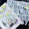 3D Silicone Resin Alphabet and Numbers Mould