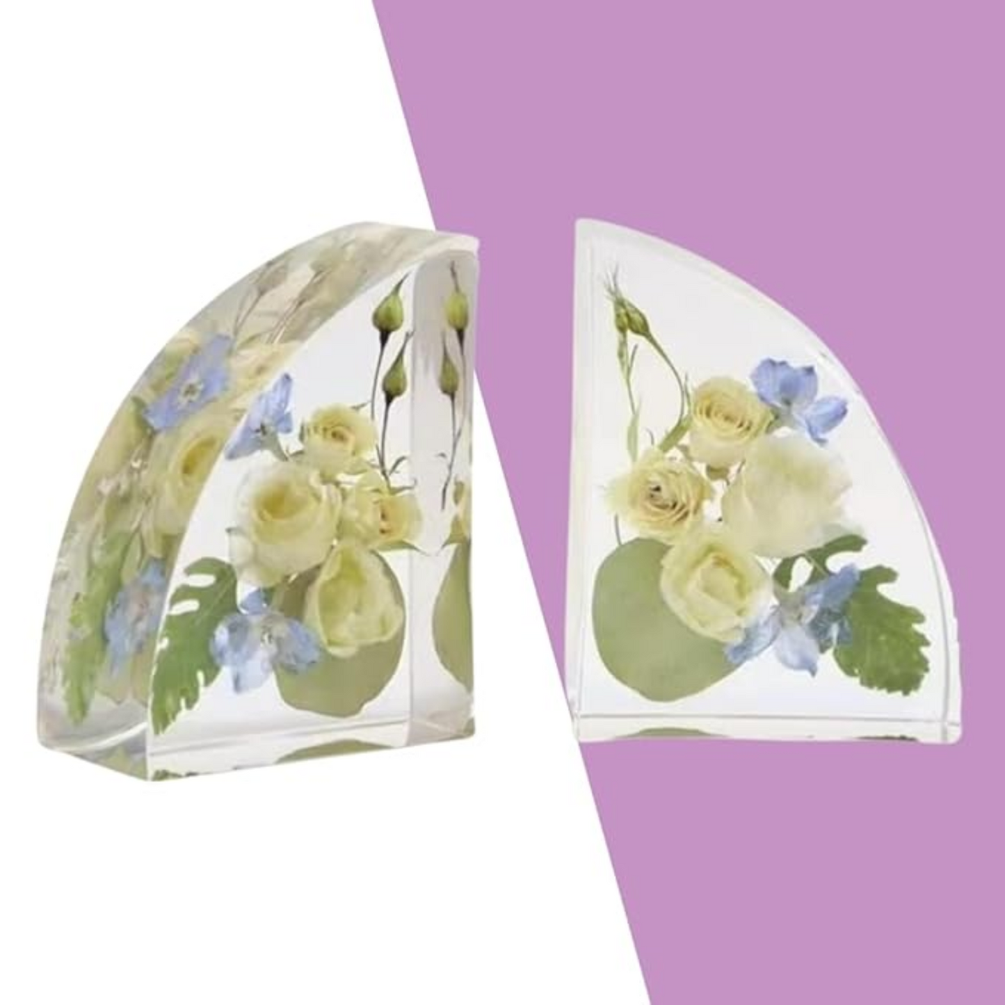 Triangle Bookend Resin Silicone Mould