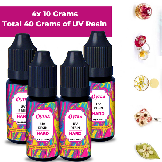 10 Grams x 4 Resin Hard for DIY Jewelry Craft