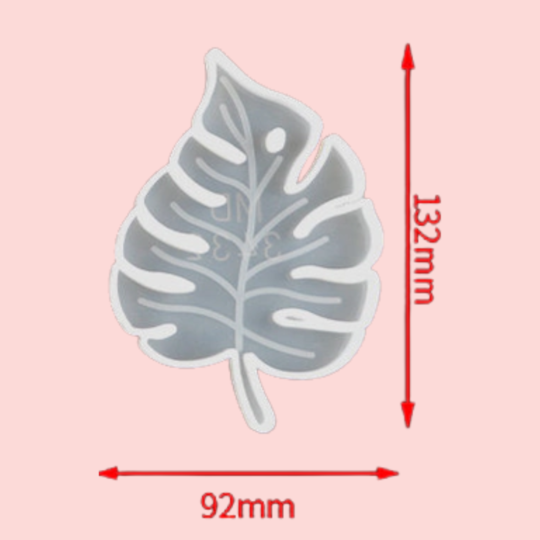 Leaf Coaster 5" Silicone Resin Mould