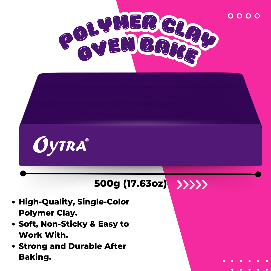 500g Polymer Clay SIGNATURE Series (19 Grape)