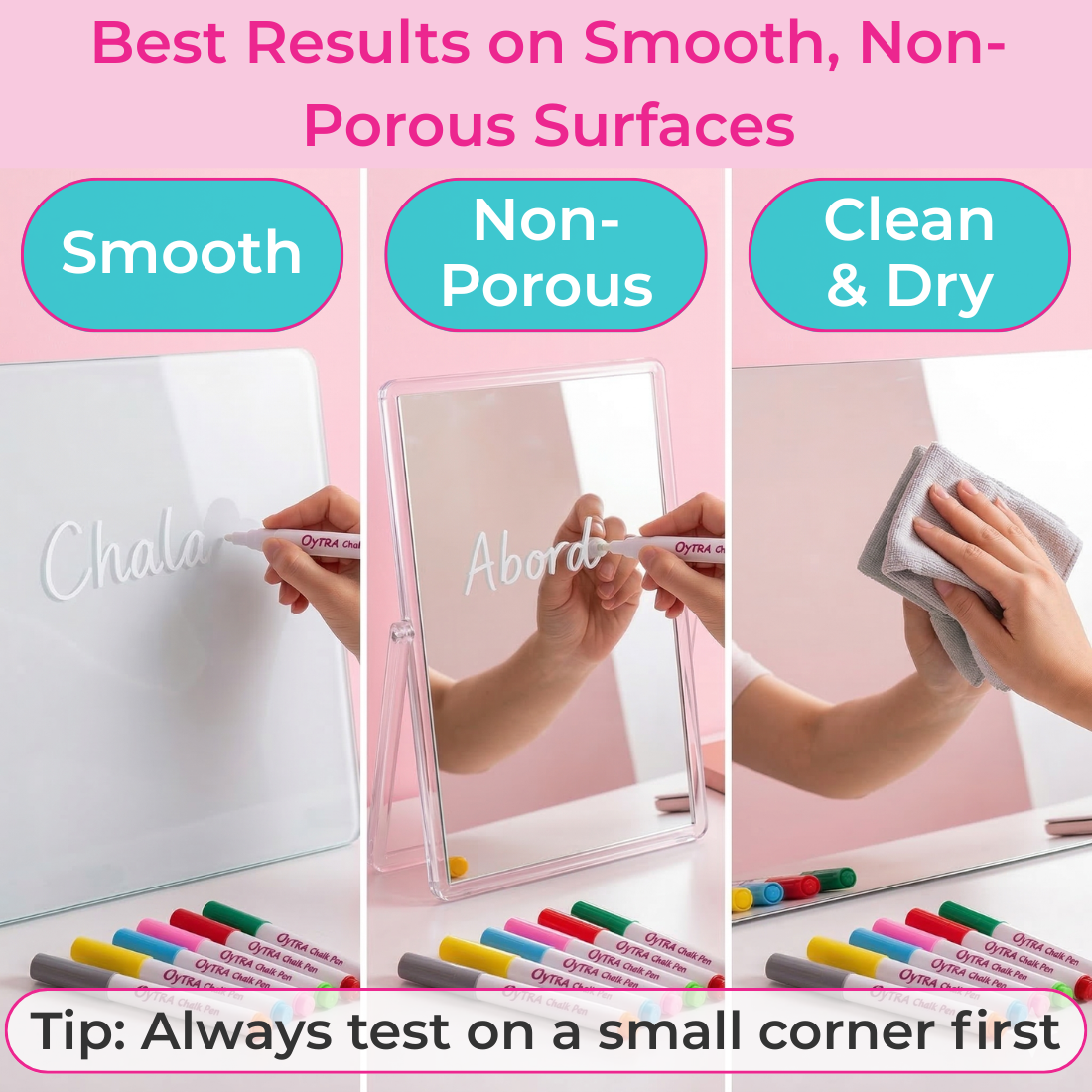 Mini Liquid Chalk Markers - 12 Colors