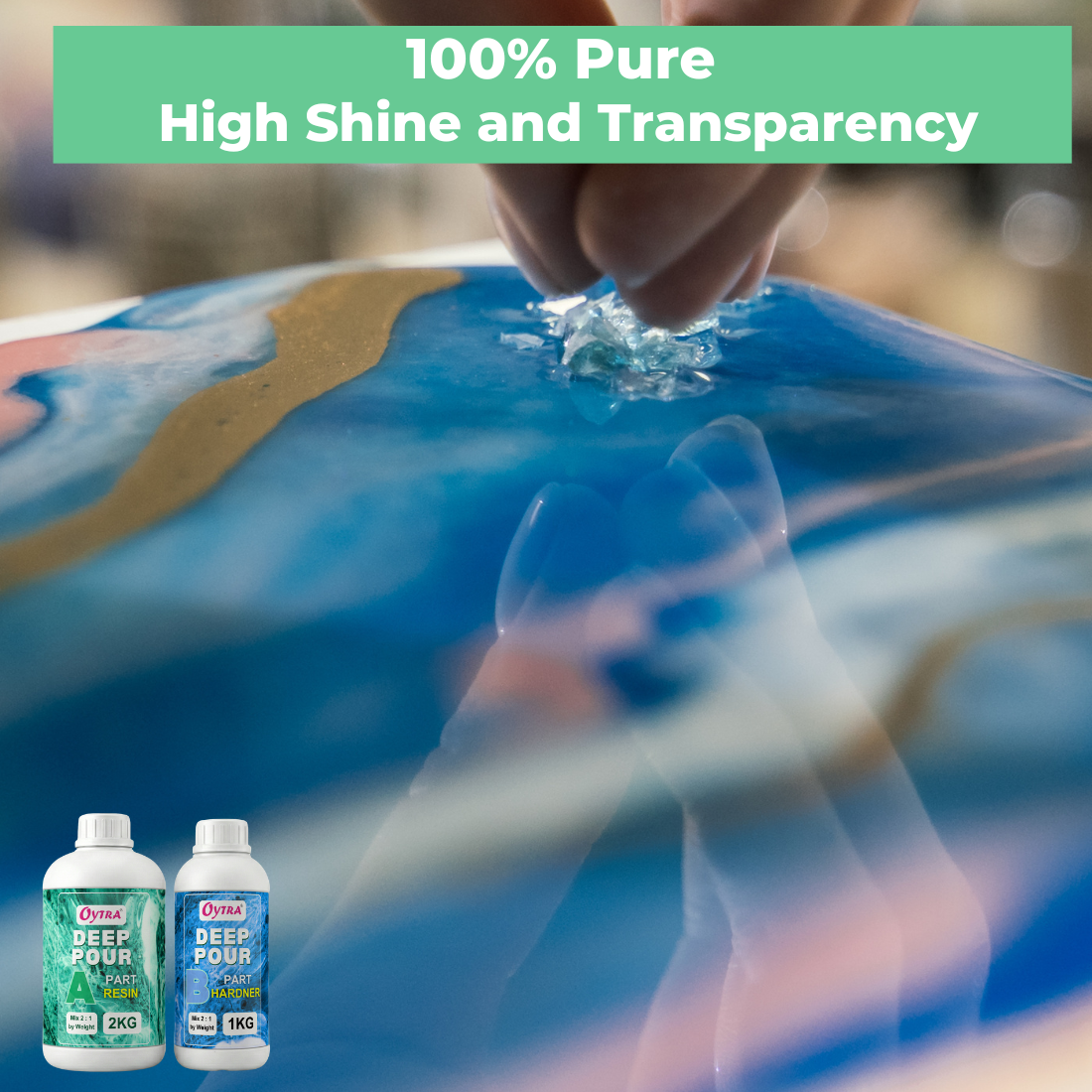 3KG Tabletop 2:1 Deep Casting Resin