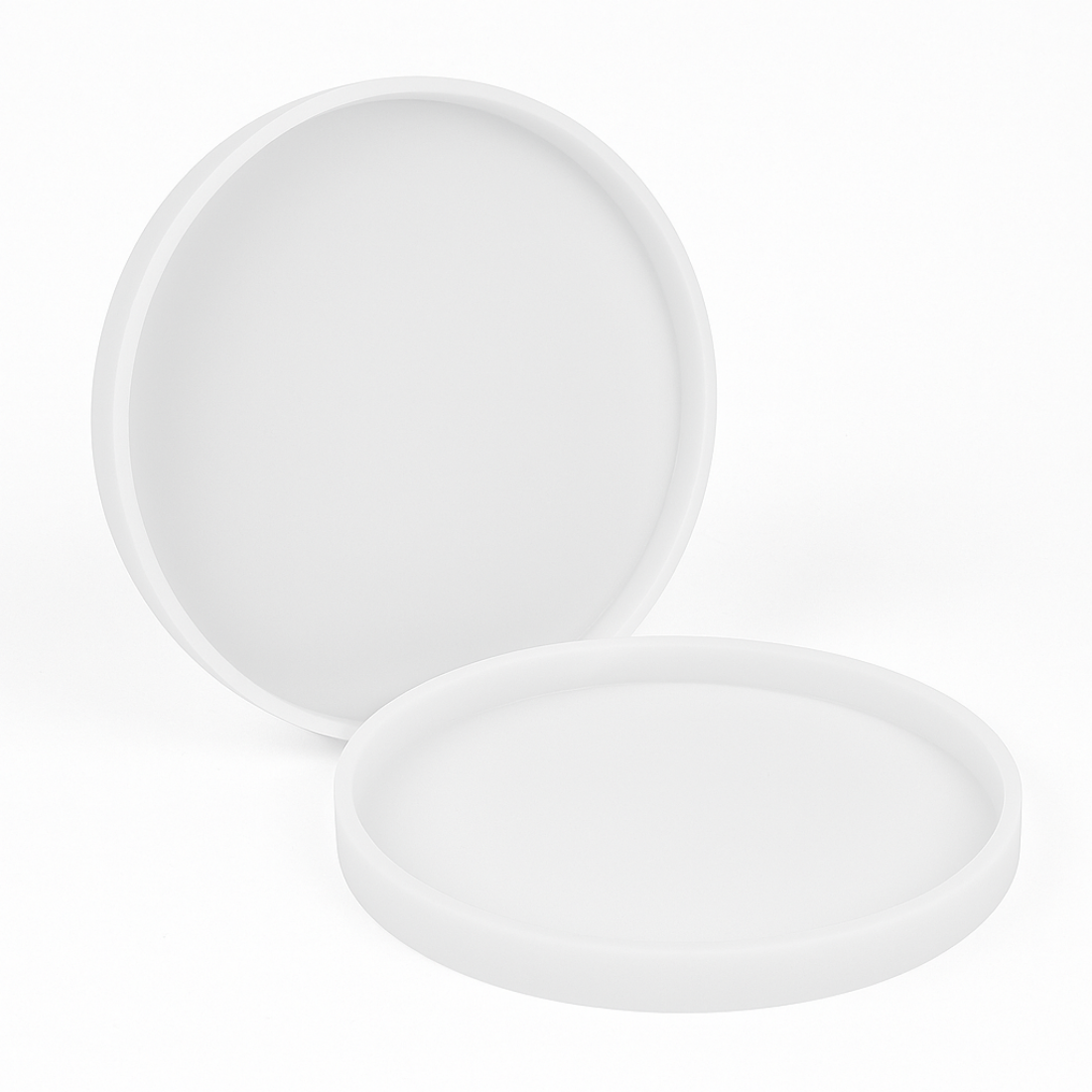 Resin Art Mould Round Coaster 8 Inch - Set of 2